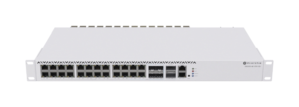 MikroTik CRS326-4C+20G+2Q+RM 20× 2.5 GbE, 4× 10G SFP+, 2× 40G — Stüdyo ve ofisler için Yüksek Hızlı Switch ürün fiyat/ fiyatı, satış, Hemen Al, Sepete Ekle